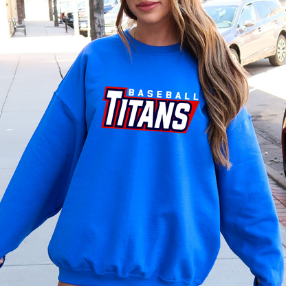 Grove City Titans Baseball Crewneck Style 3