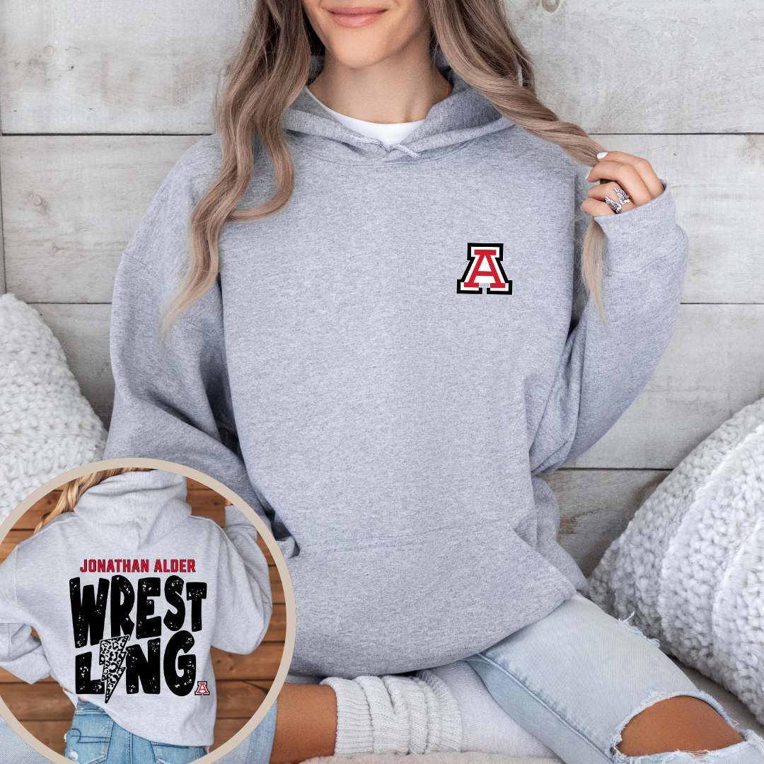 Alder Wrestling BOLT Hoodie