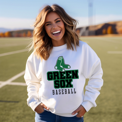 Green Sox Crewneck Sweatshirt Style 1