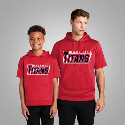 Grove City Titans Short Sleeve Hoodie Style 3