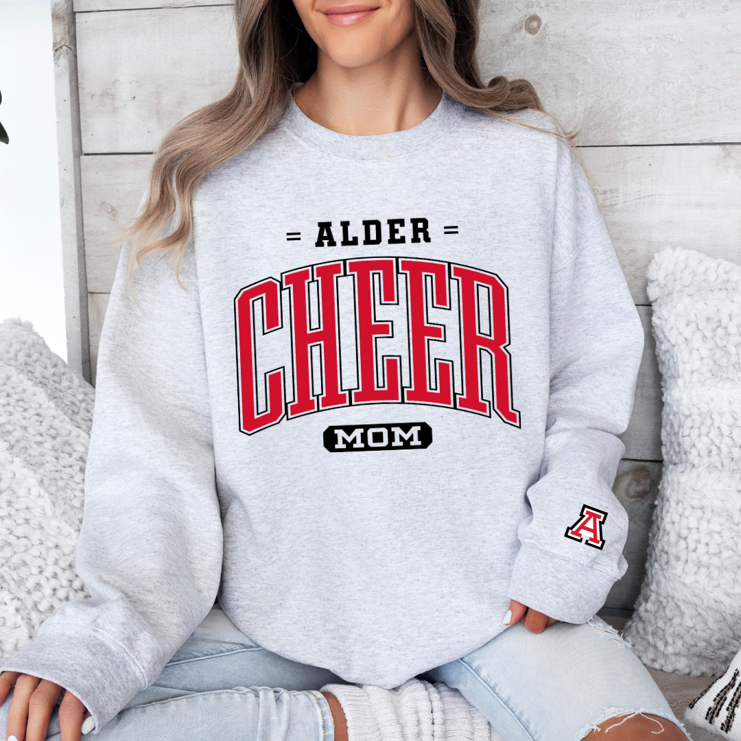 Alder Cheer MOM Crewneck Sweatshirt