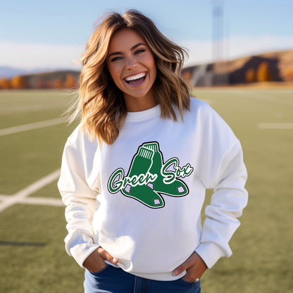 Green Sox Crewneck Sweatshirt Style 4