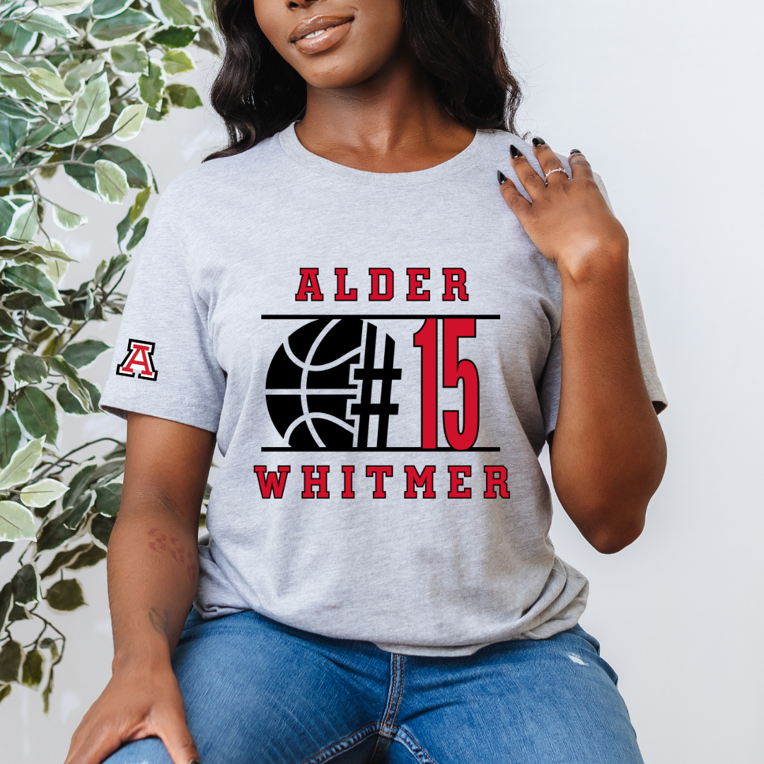 Alder Basketball Player Tee