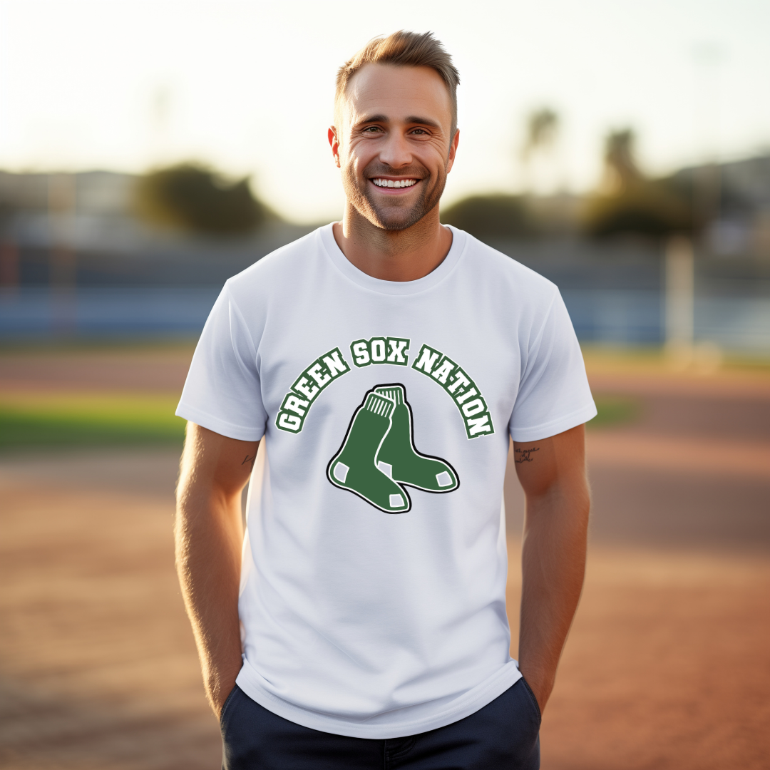 Green Sox Tee Style 4