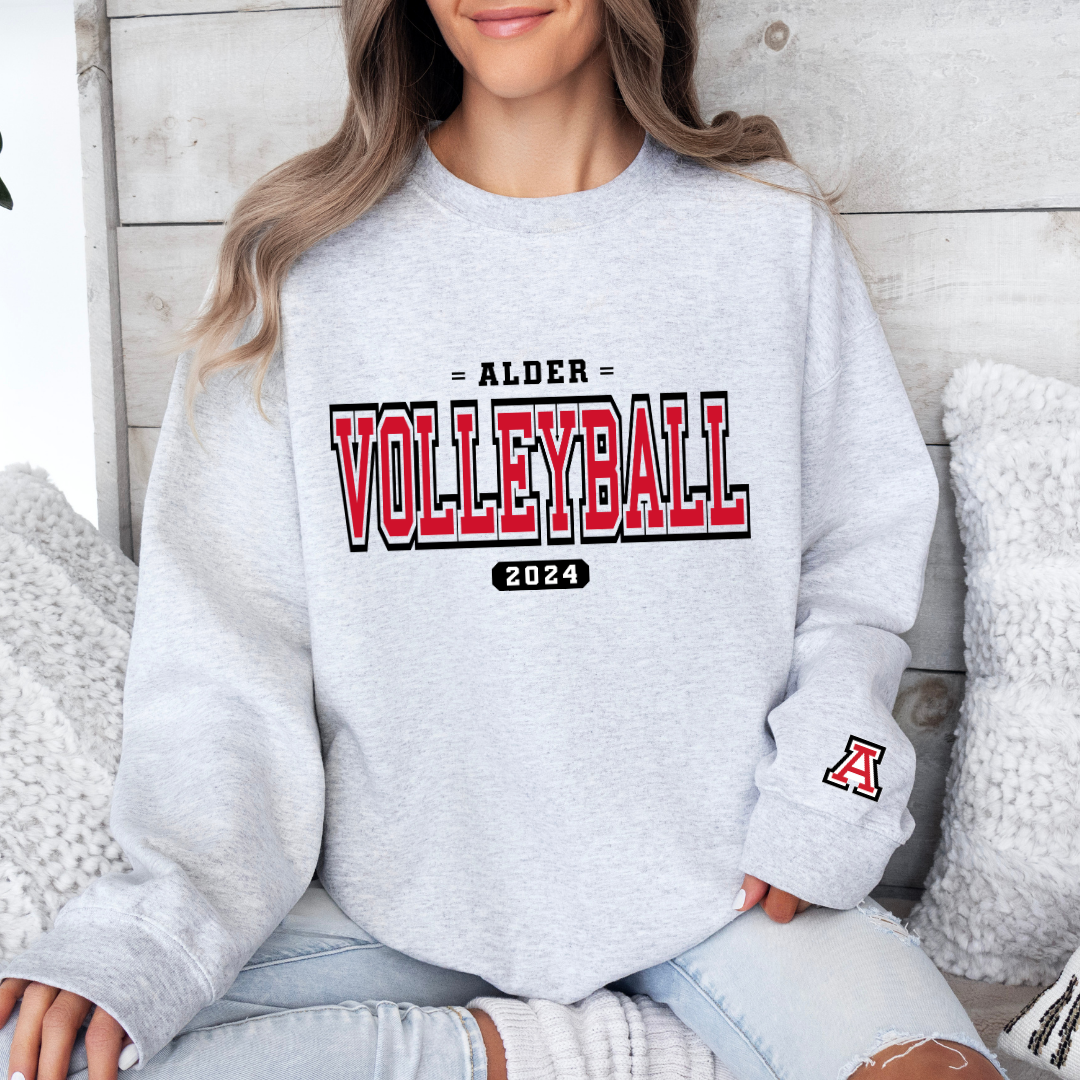 Alder Volleyball 2024 Crewneck Sweatshirt