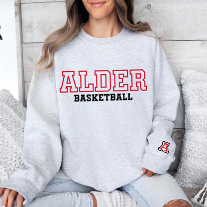 Alder Basketball Crewneck Sweatshirt