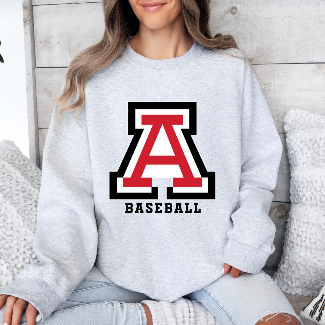 Alder Baseball Crewneck Sweatshirt