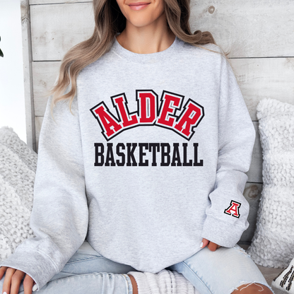 Alder Basketball Crewneck Sweatshirt