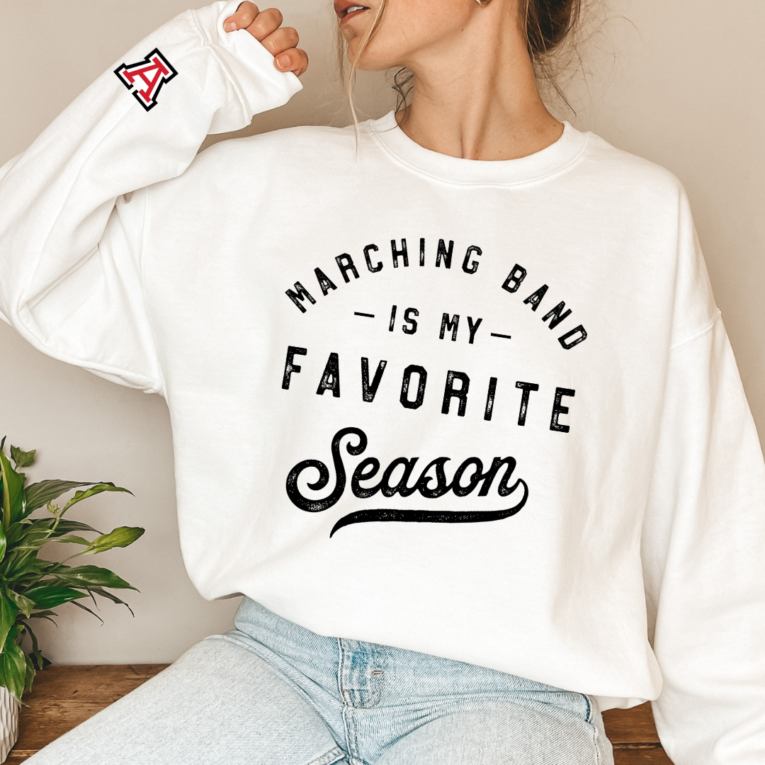 Alder Marching Band Fav Season Crewneck Sweatshirt