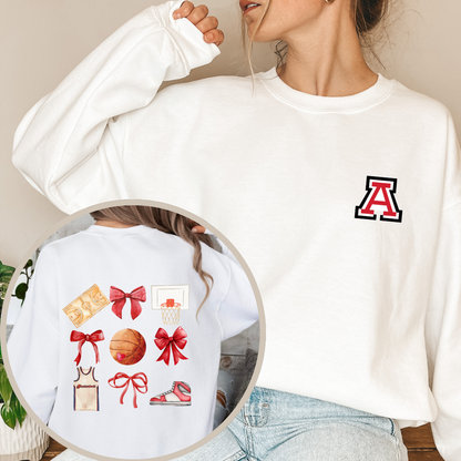 Alder Basketball Pretty Pep Crewneck Sweatshirt