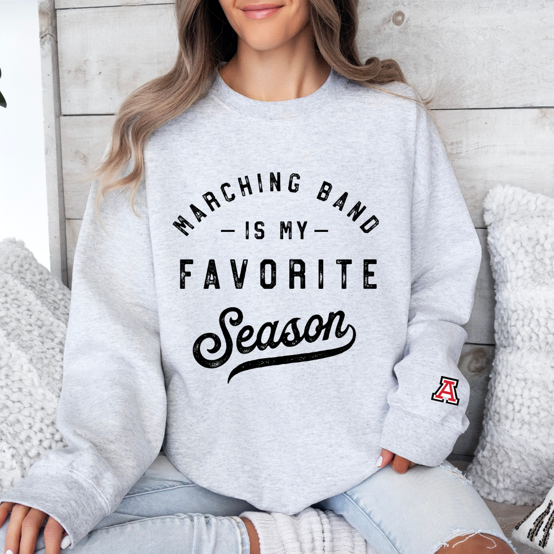 Alder Marching Band Fav Season Crewneck Sweatshirt