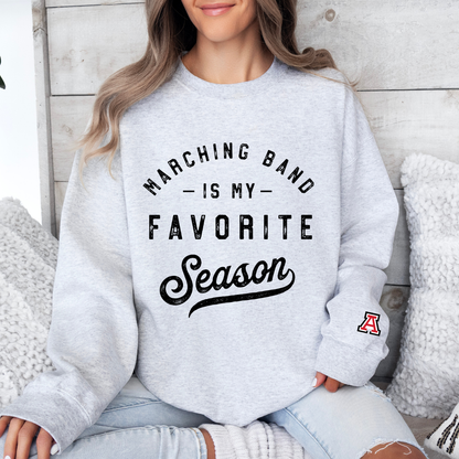 Alder Marching Band Fav Season Crewneck Sweatshirt