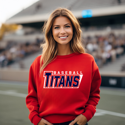 Grove City Titans Baseball Crewneck Style 3