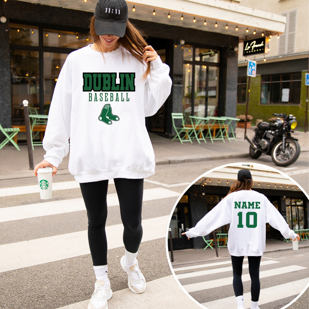 Green Sox Crewneck Sweatshirt Style 2