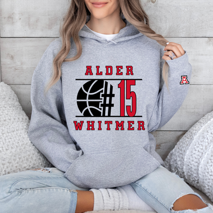 Alder Basketball Player Hoodie