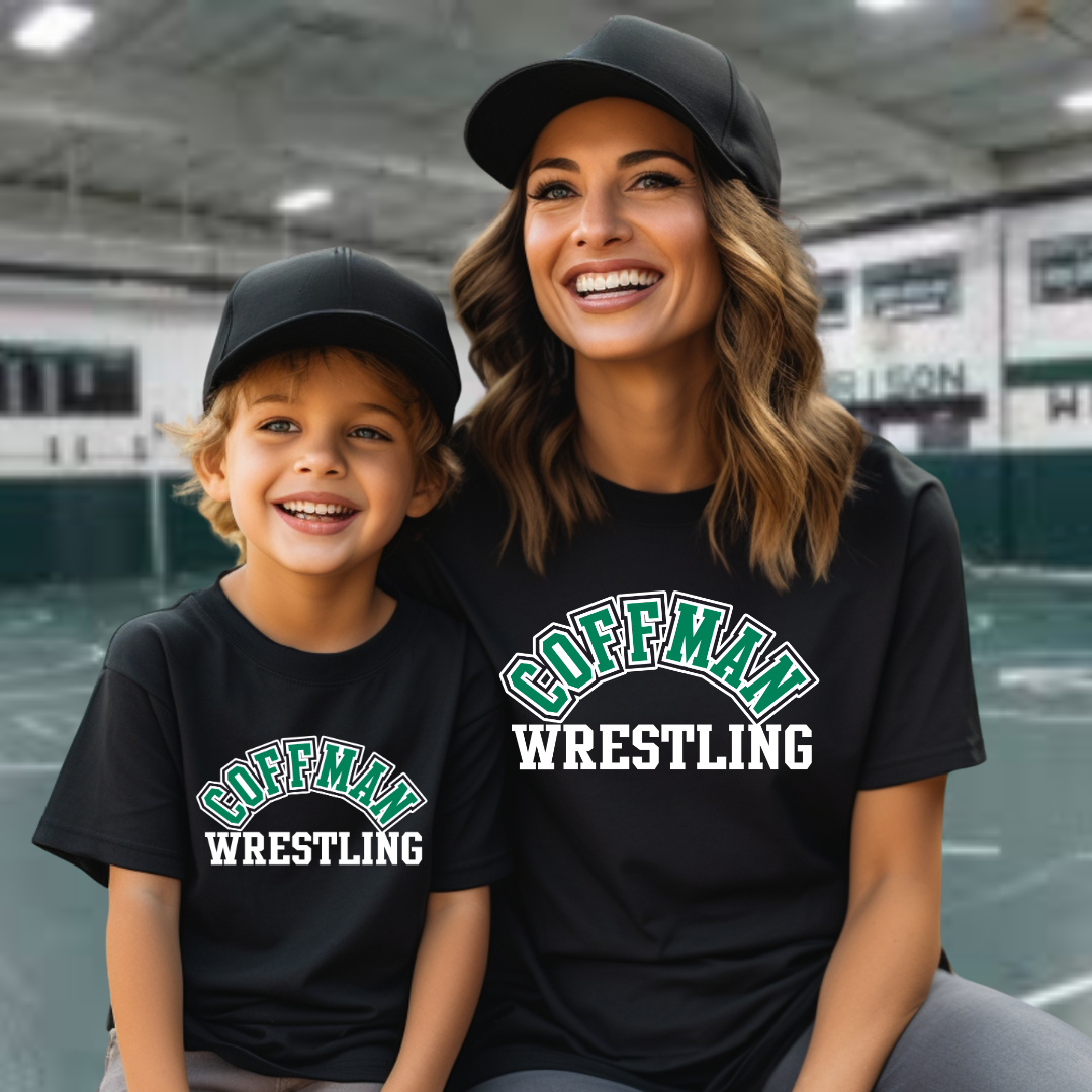 Coffman Wrestling Tee Style 3