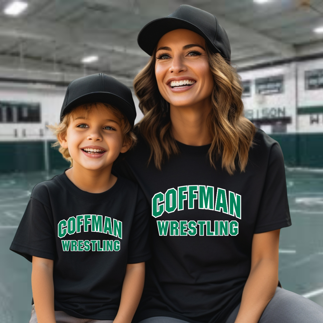 Coffman Wrestling Tee Style 4