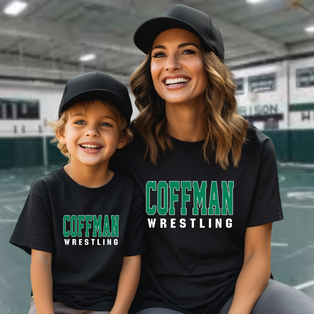 Coffman Wrestling Tee Style 6