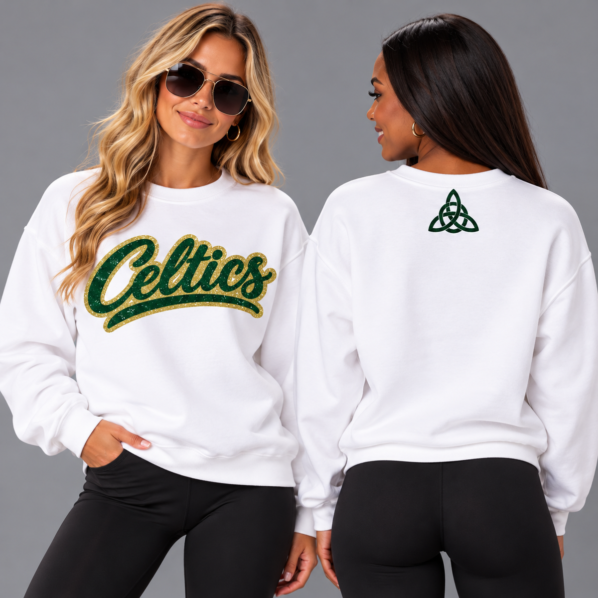 CELTICS Cheer Crewneck