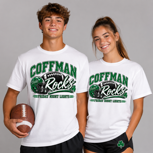 Dublin Coffman Rocks Football Tee