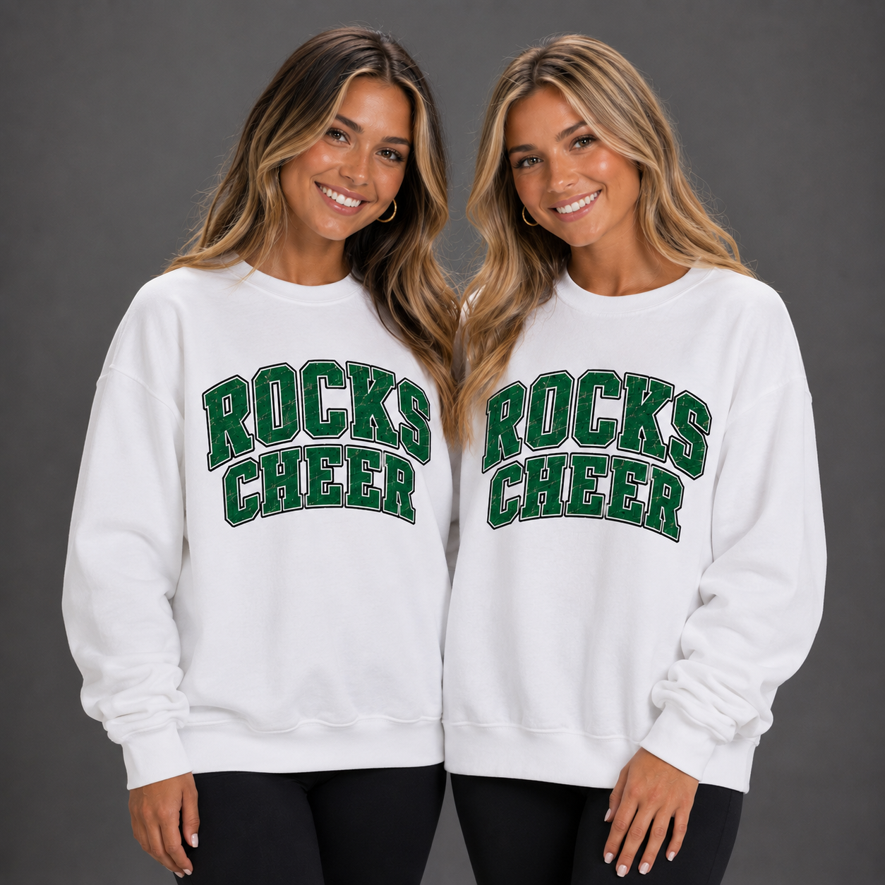 Dublin Coffman Rocks Cheerleading Crewneck