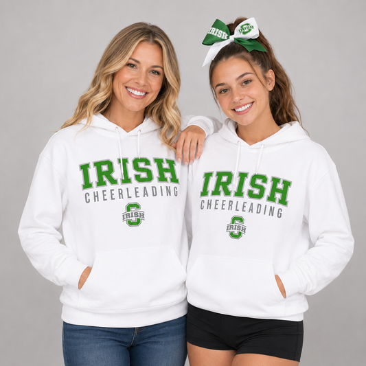 Dublin Scioto Hoodie - Irish Cheerleading Logo