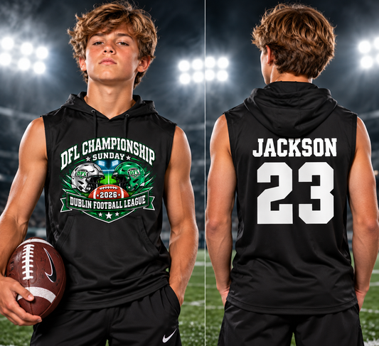 DFL CHAMPIONSHIP Sleeveless Performance Hoodie