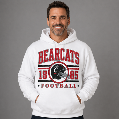 DFL Bearcats Vintage Football Hoodie