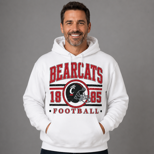 DFL Bearcats Vintage Football Hoodie