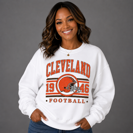 DFL Browns Vintage Crewneck Sweatshirt