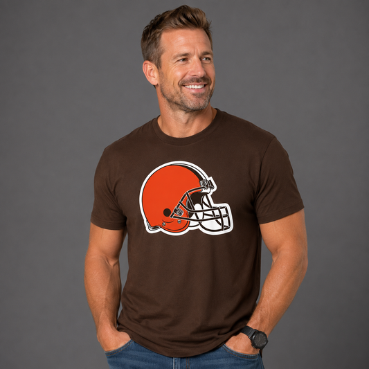 DFL Browns Helmet Tee