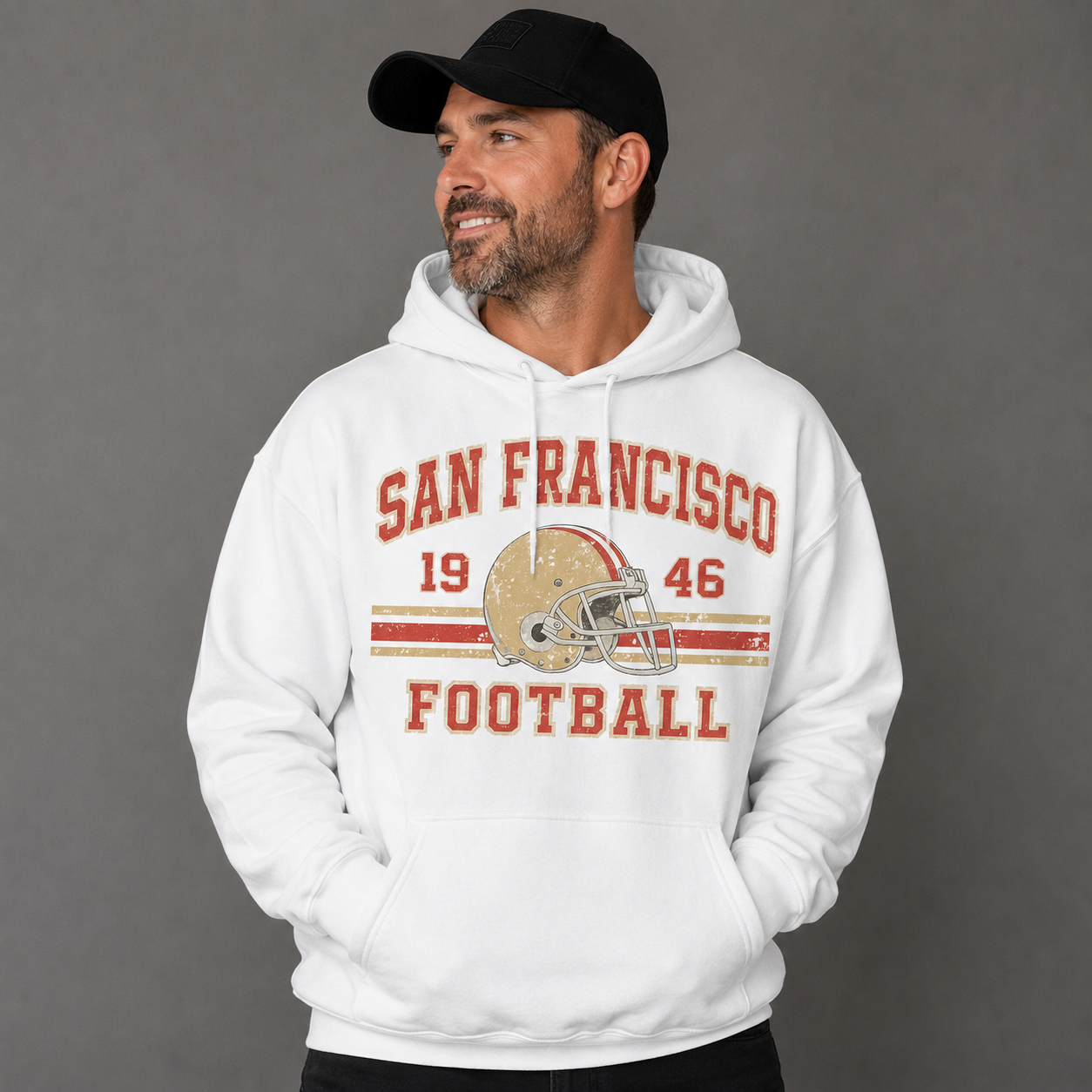 DFL 49ers Vintage Hoodie