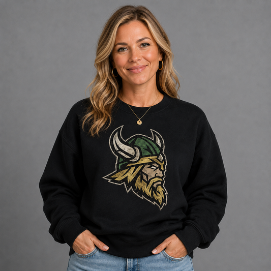 DFL Vikings Logo Crewneck Sweatshirt