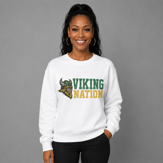 DFL Viking Nation Crewneck Sweatshirt