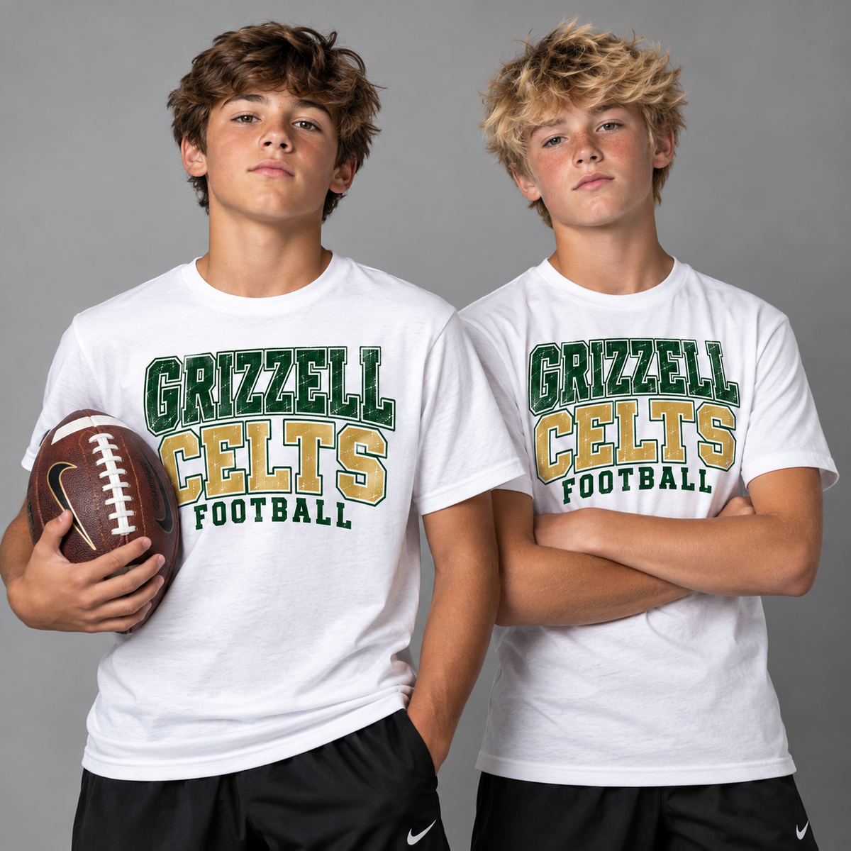 Grizzell Football Tee