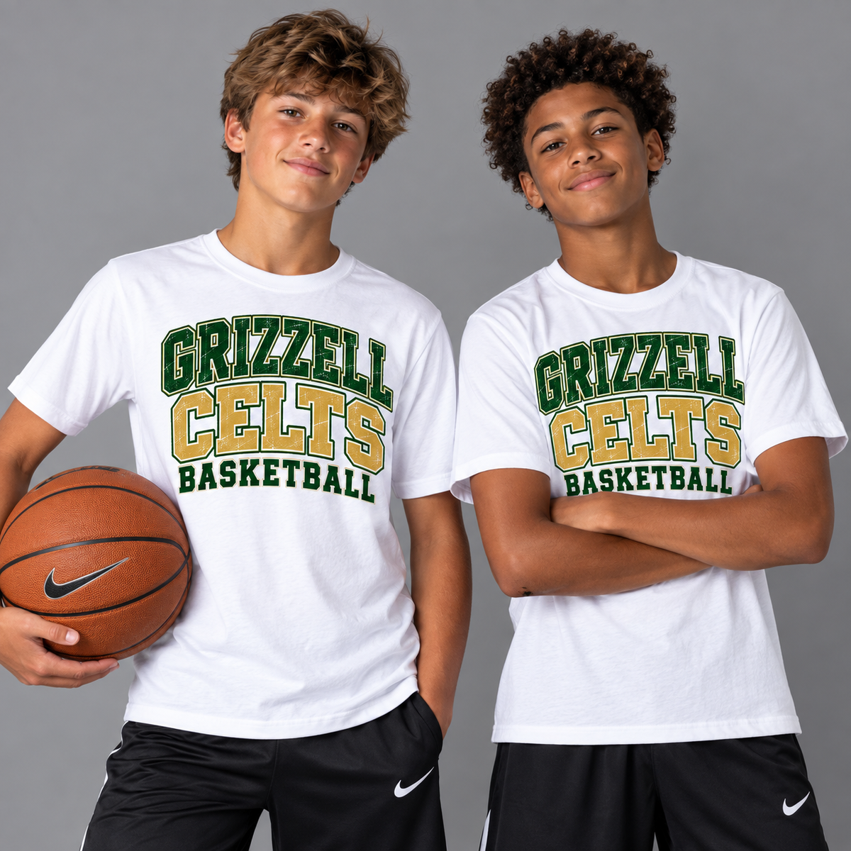 Grizzell Basketball Tee