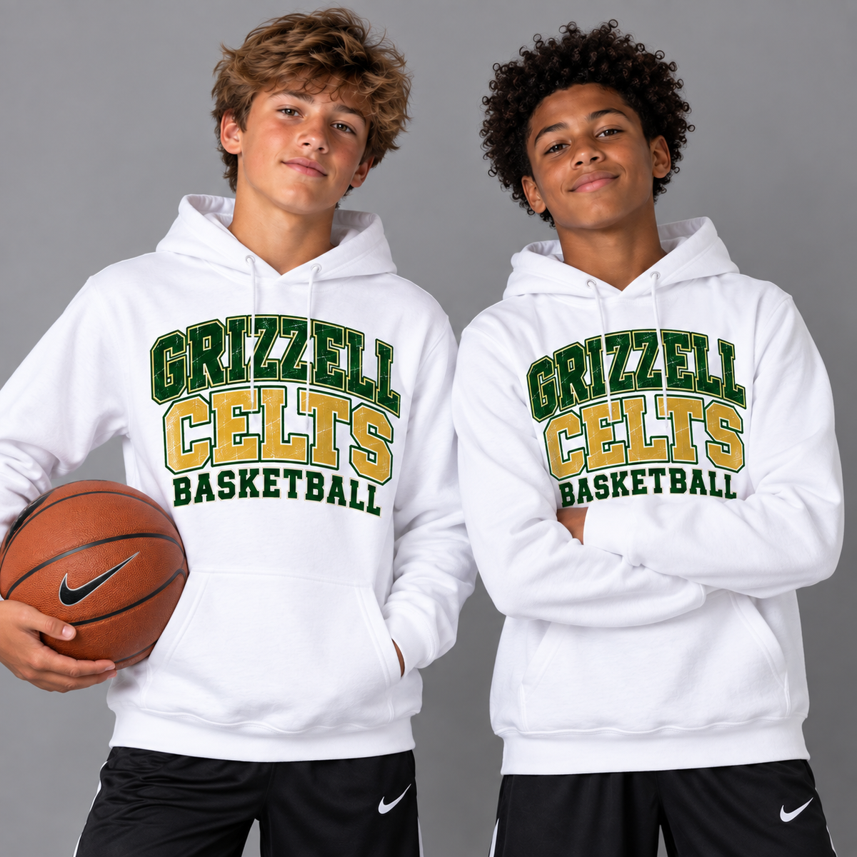 Grizzell Baskeball Hoodie