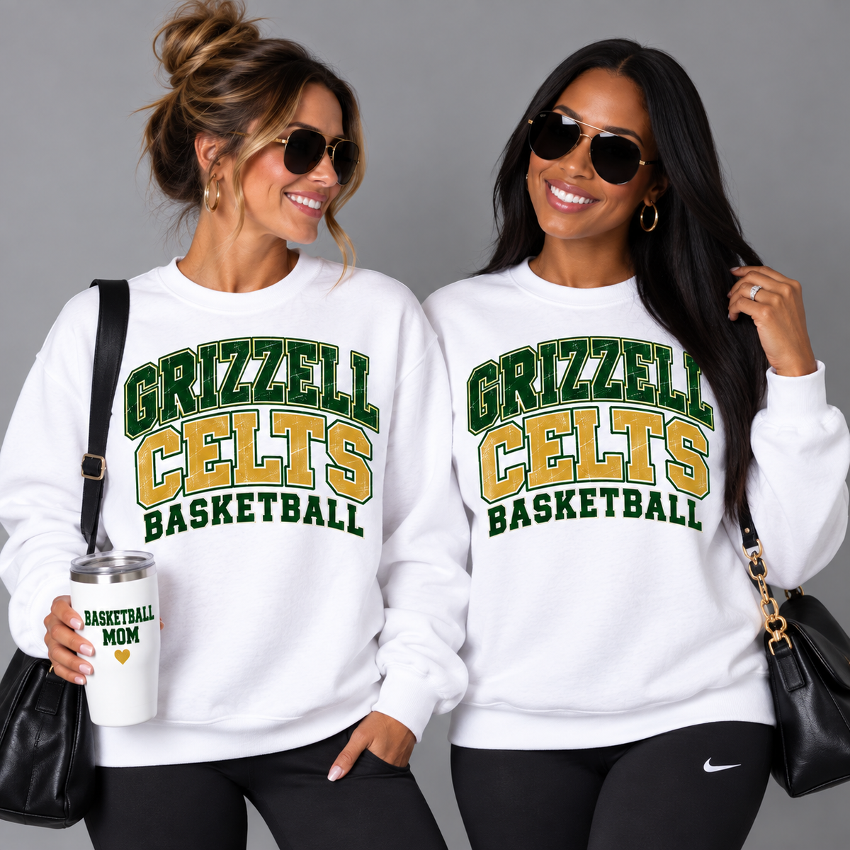 Grizzell Basketball Crewneck Sweatshirt