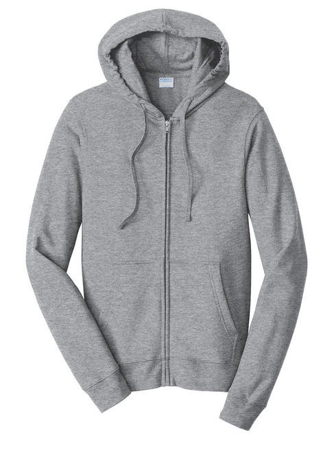 DeSales ZIP Hooded Fleece - GIRLS WRESTLING DESIGN