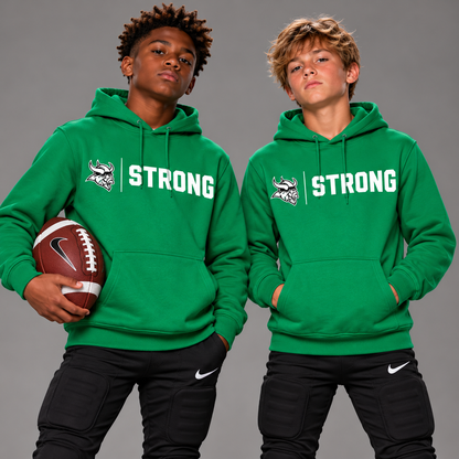 DFL Vikings Strong Hoodie GREEN STORM