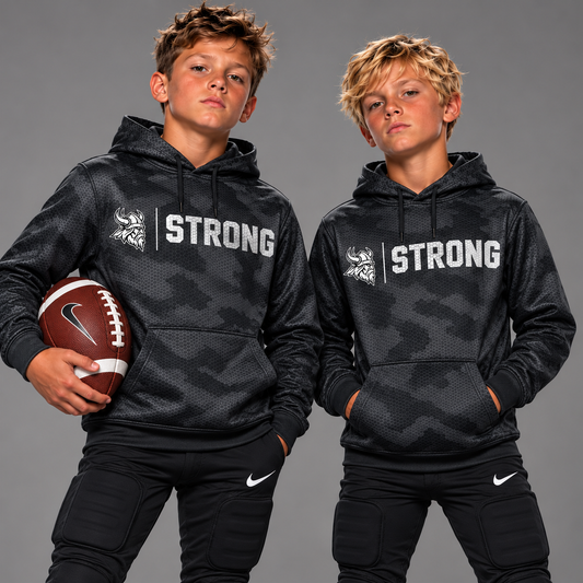 DFL Vikings Strong Camo Hex Hoodie