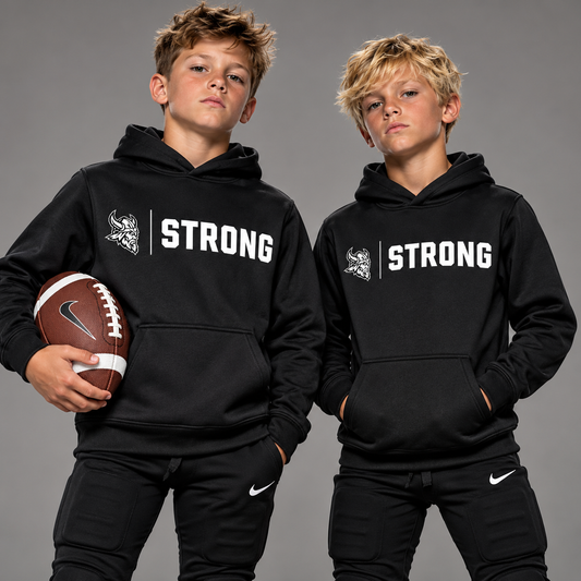 DFL Vikings Strong Hoodie BLACK OUT