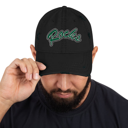 ROCKS Logo Distressed Dad Hat