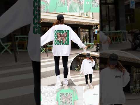 Coffman PRETTY PREP Cheer Football Tee