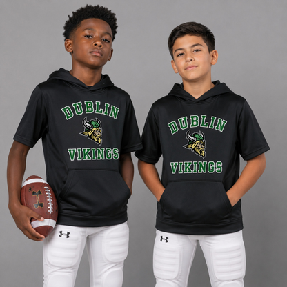 DFL Vikings Short Sleeve Performance Hoodie